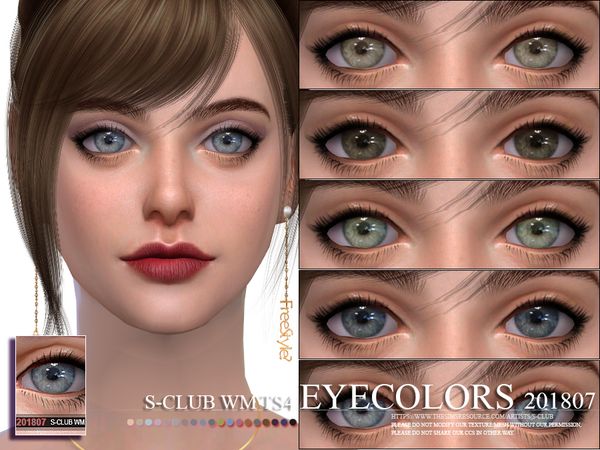 Sims 4 eye colors not showing black